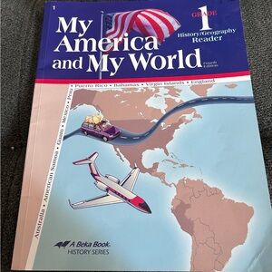 My America and my world Abeka homeschool book